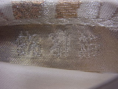 平和屋着物◎六通柄袋帯 寿扇 錦引箔 逸品 BAAJ0941cm