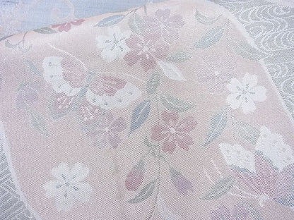 平和屋着物◎六通柄袋帯 立涌有職文 金糸 逸品 BAAJ0939cm