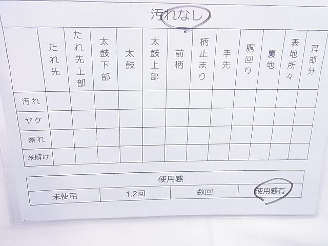 平和屋着物◎六通柄袋帯 樹林風景文 金銀糸 逸品 BAAJ0979cm