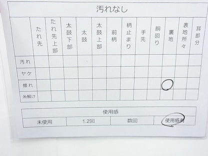 平和屋着物◎六通柄袋帯 箔散らし 金彩 引箔 逸品 BAAJ6764cm