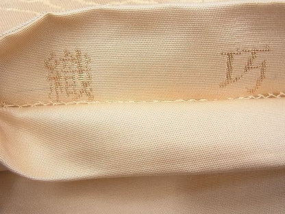 平和屋着物◎六通柄袋帯 唐織 織功 金糸 逸品 BAAJ6750cm
