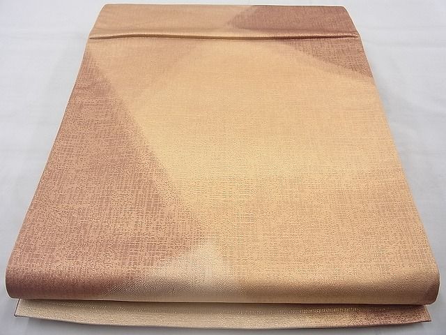 平和屋着物◎全通柄袋帯 切嵌文様 金糸 逸品 BAAJ6807cm