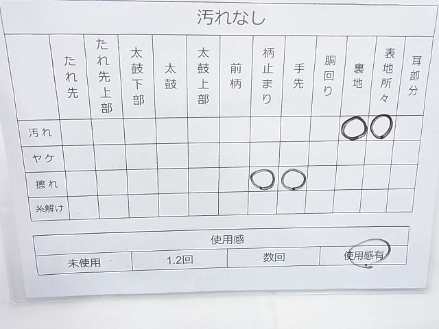 平和屋着物◎六通柄袋帯 更紗花文 逸品 BAAJ6834cm