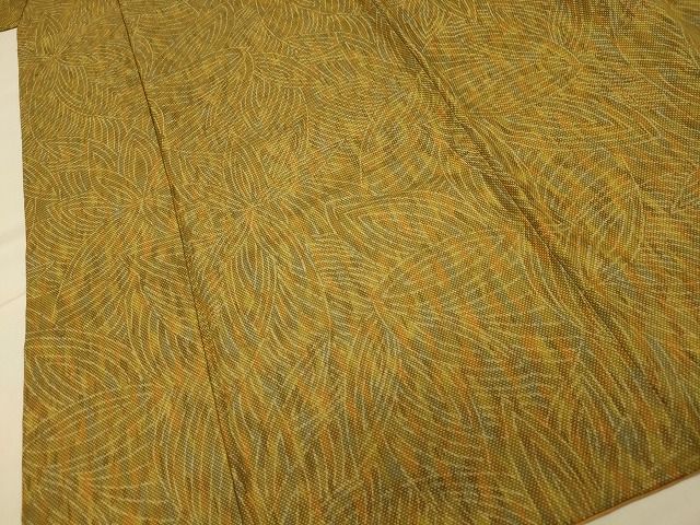 平和屋着物■上質なお召 花尽し文 逸品 CAAH6876dy