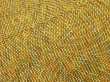 平和屋着物■上質なお召 花尽し文 逸品 CAAH6876dy