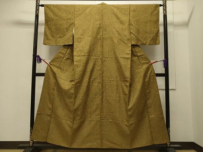 平和屋着物■上質なお召 花尽し文 逸品 CAAH6876dy