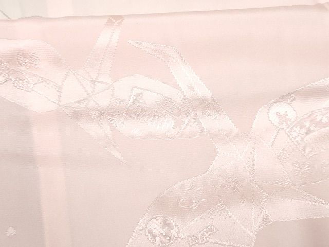 平和屋着物■長襦袢 無双仕立て 折鶴花文 暈し染め 正絹 逸品 AAAK4163Ata
