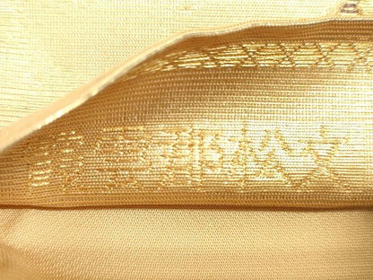 平和屋着物◎六通柄袋帯 霞雲郡松文 金彩箔錦 逸品 DAAH9850tw