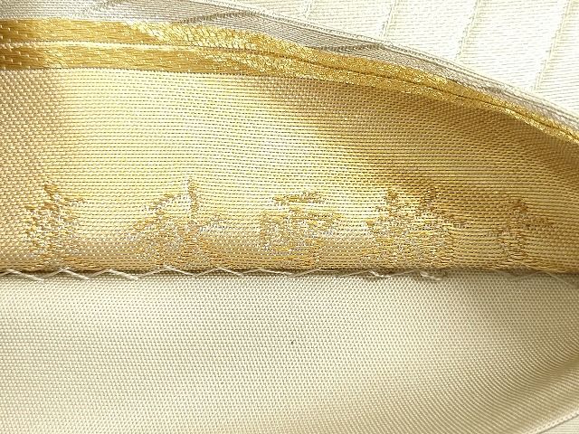 平和屋着物◎六通柄袋帯 爽秋雪輪文 金銀糸 逸品 DAAH9879tw