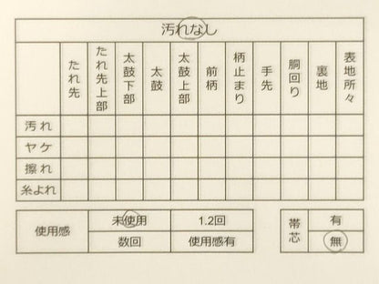 平和屋着物◎太鼓柄袋帯 作家物 草花文 金銀糸 逸品 CAAF5929oy