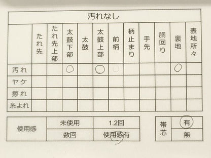 平和屋着物◎全通柄袋帯 霞文 金糸 逸品 CAAF5951oy