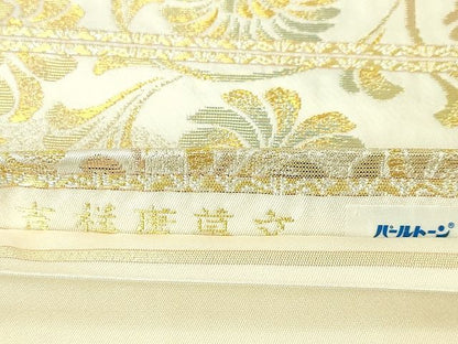 平和屋本店■極上　龍村美術織物　たつむら　本袋帯　吉祥唐草文　金銀糸　逸品　DZAA2094kh4