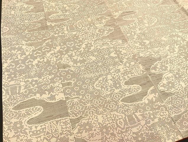 平和屋着物■上質な紬 吉祥文 逸品 BAAI8711ip