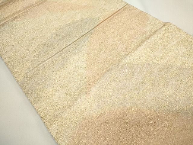 平和屋着物◎全通柄袋帯 砂子綴れ 遠山文 金糸 逸品 CAAG6529ou