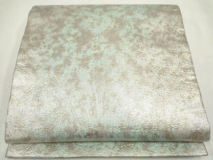 平和屋着物◎全通柄袋帯　霞文　金糸　逸品　CAAG6578ou