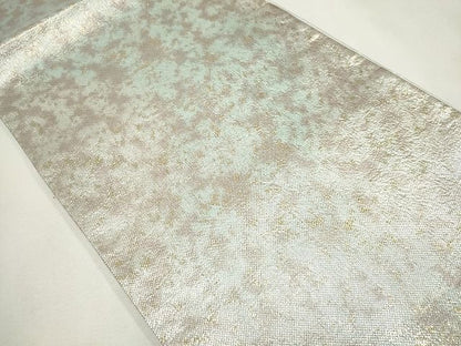 平和屋着物◎全通柄袋帯　霞文　金糸　逸品　CAAG6578ou