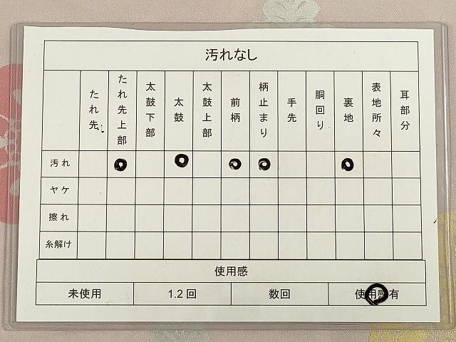 平和屋着物◎六通太鼓柄袋帯 舞花文 逸品 DAAI2511ox