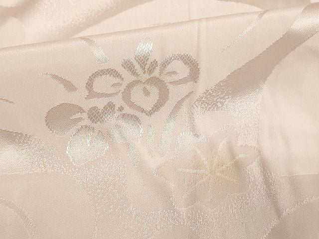 平和屋着物■長襦袢　無双仕立て　草花地紋　暈し染め　正絹　逸品　AAAK2299Aja