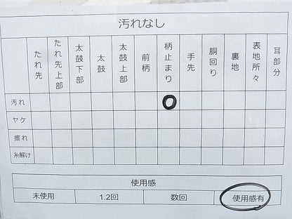 平和屋着物◎六通柄袋帯 唐織 花扇面散らし 金糸 逸品 BAAJ5442ns
