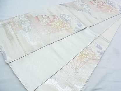 平和屋着物◎九百佐賀錦 六通柄袋帯 光悦 金銀糸 逸品 BAAJ5589ns