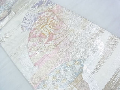 平和屋着物◎九百佐賀錦 六通柄袋帯 光悦 金銀糸 逸品 BAAJ5589ns