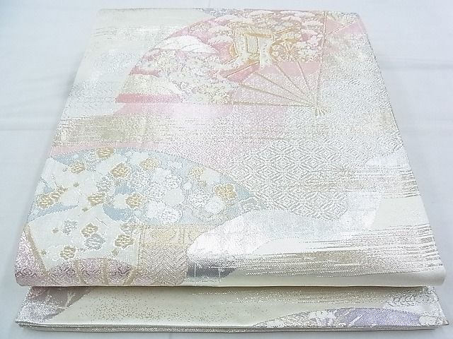 平和屋着物◎九百佐賀錦 六通柄袋帯 光悦 金銀糸 逸品 BAAJ5589ns