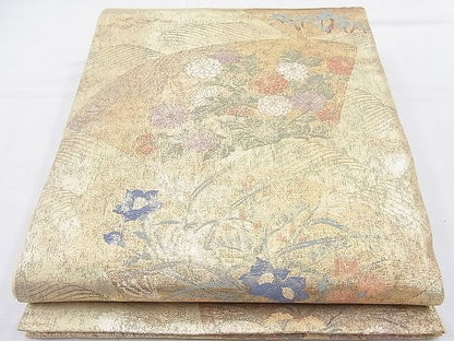 平和屋着物◎六通柄袋帯 琳派名画集 金糸 逸品 BAAJ8360ns
