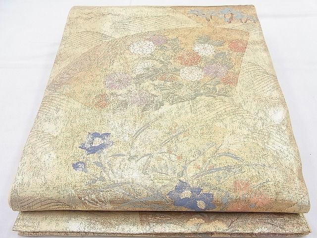平和屋着物◎六通柄袋帯 琳派名画集 金糸 逸品 BAAJ8360ns