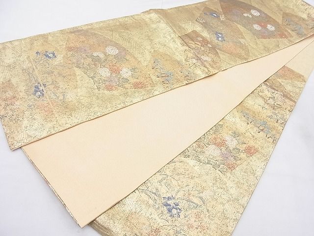 平和屋着物◎六通柄袋帯 琳派名画集 金糸 逸品 BAAJ8360ns