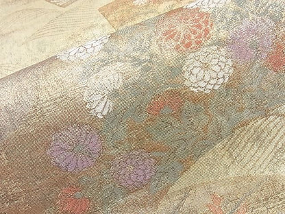 平和屋着物◎六通柄袋帯 琳派名画集 金糸 逸品 BAAJ8360ns