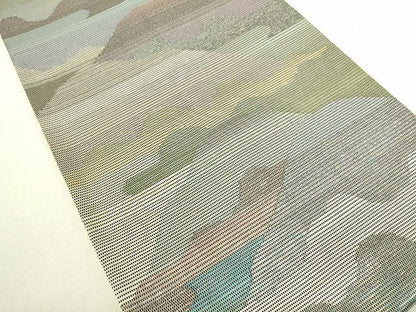 平和屋着物■太鼓柄袋帯 重ね山文 金糸 逸品 DAAH6377sf
