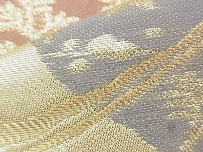 平和屋着物◎六通柄袋帯 光琳水文様 金糸 逸品 BAAJ3217if
