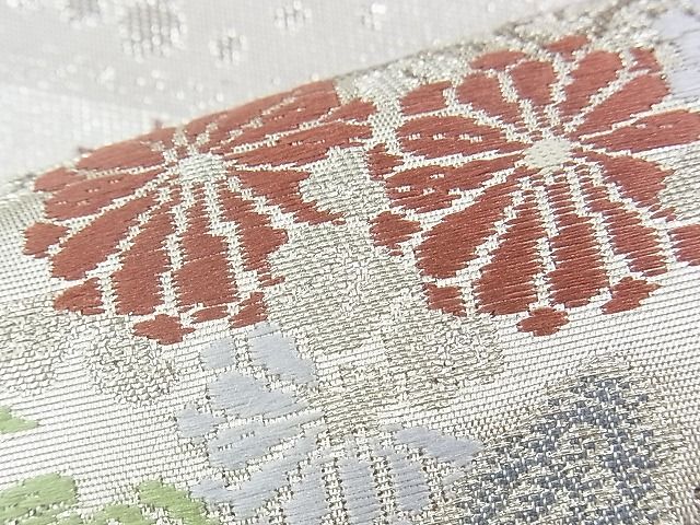 平和屋着物◎六通柄袋帯 棑山絵巻 金銀糸 逸品 BAAJ9323if