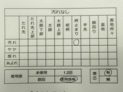 平和屋着物◎六通柄袋帯 唐織 色紙重ね草花文 金銀糸 逸品 CAAE7552in