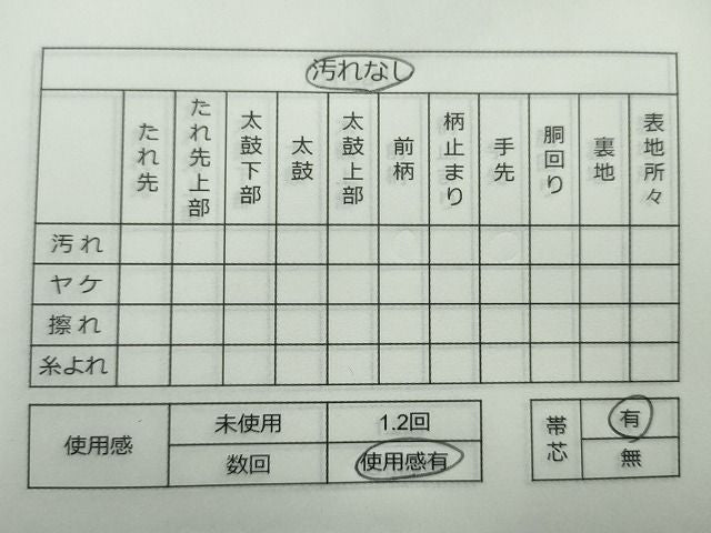 平和屋着物◎六通柄袋帯 吉祥文 逸品 CAAE7523in