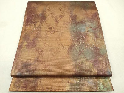 平和屋着物◎六通柄袋帯 霞文 金彩 逸品 CAAE7533in