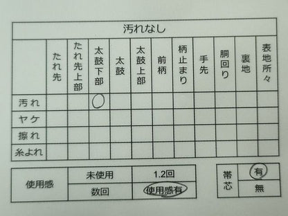 平和屋着物◎六通柄袋帯 唐織 煌きのオパール 切嵌草花文 逸品 CAAE7541in