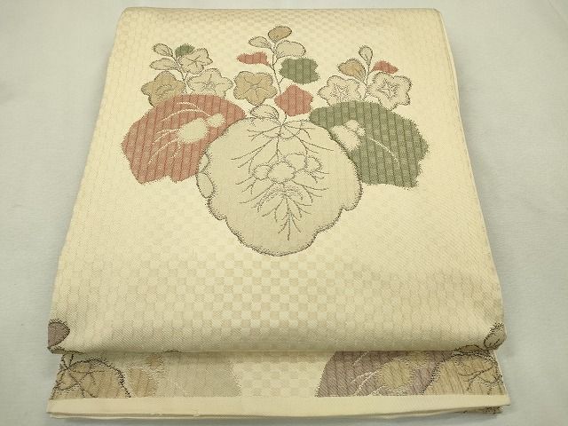 平和屋着物◎全通柄 本袋帯 三風景 逸品 CAAE7564in