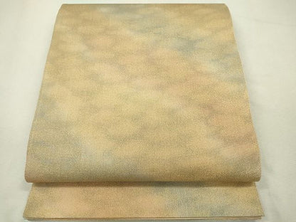 平和屋着物◎全通柄袋帯　霞文　金糸　逸品　CAAH5719in