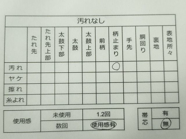 平和屋着物◎六通柄袋帯 孔雀羽文 銀糸 逸品 CAAE7569in