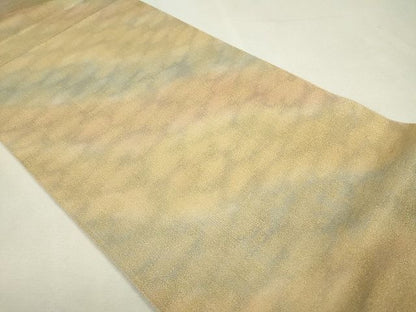 平和屋着物◎全通柄袋帯　霞文　金糸　逸品　CAAH5719in