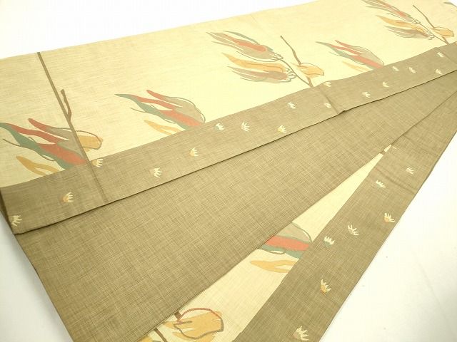 平和屋着物◎六通柄袋帯 枝花間道 逸品 DAAI2081rt