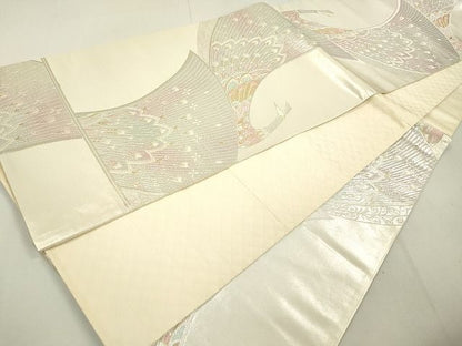 平和屋着物◎六通柄袋帯 孔雀文 金銀糸 鈴乃屋扱い 逸品 DAAI2061rt