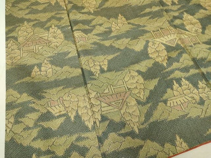 平和屋着物■上質な紬 風景文 逸品 DAAH4230cf
