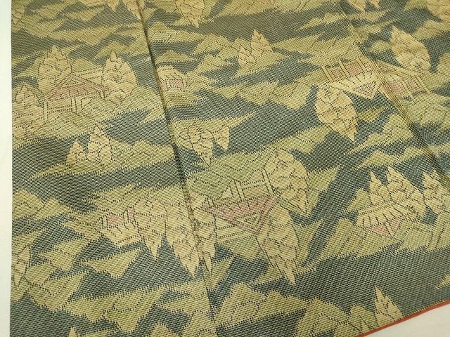 平和屋着物■上質な紬 風景文 逸品 DAAH4230cf