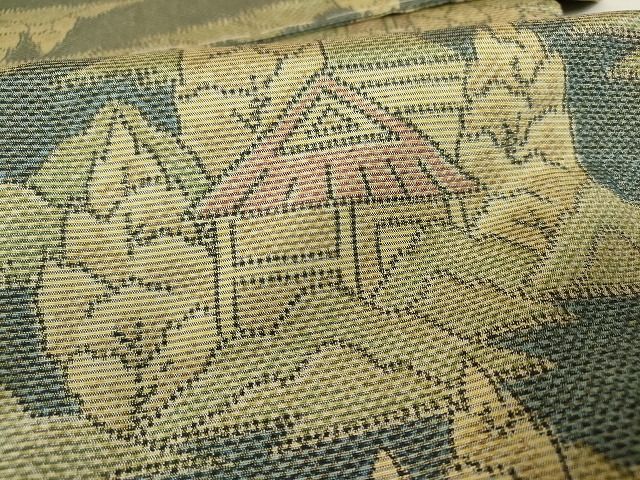 平和屋着物■上質な紬 風景文 逸品 DAAH4230cf