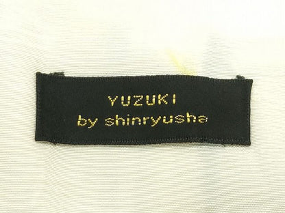 平和屋本店●極上 京都・西陣 織元ブランド 秦流舎 花織 紬 市松間道 逸品 CZAA0986s4