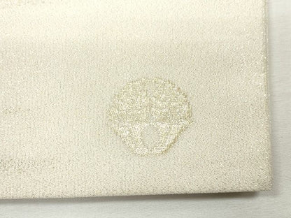 平和屋着物■太鼓柄袋帯 綴れ 霞文 金銀糸 逸品 未使用 CAAG2966eg