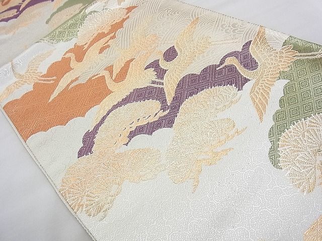 平和屋着物◎佐賀錦 六通柄袋帯 華雅文様 九百錦 逸品 BAAJ8955qt