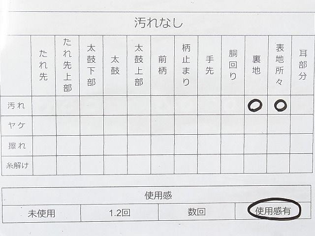 平和屋着物◎太鼓柄袋帯 唐織 優都里 金糸 逸品 BAAJ6962sa